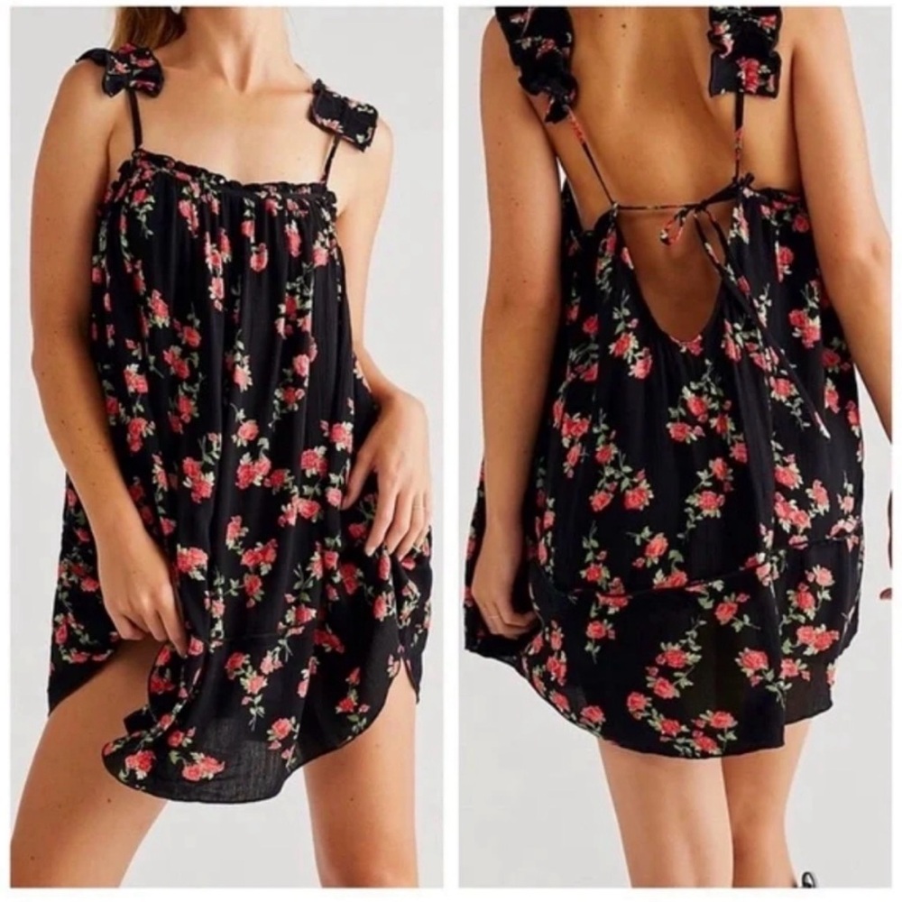 NWT Free People Micro Ruffle Tunic